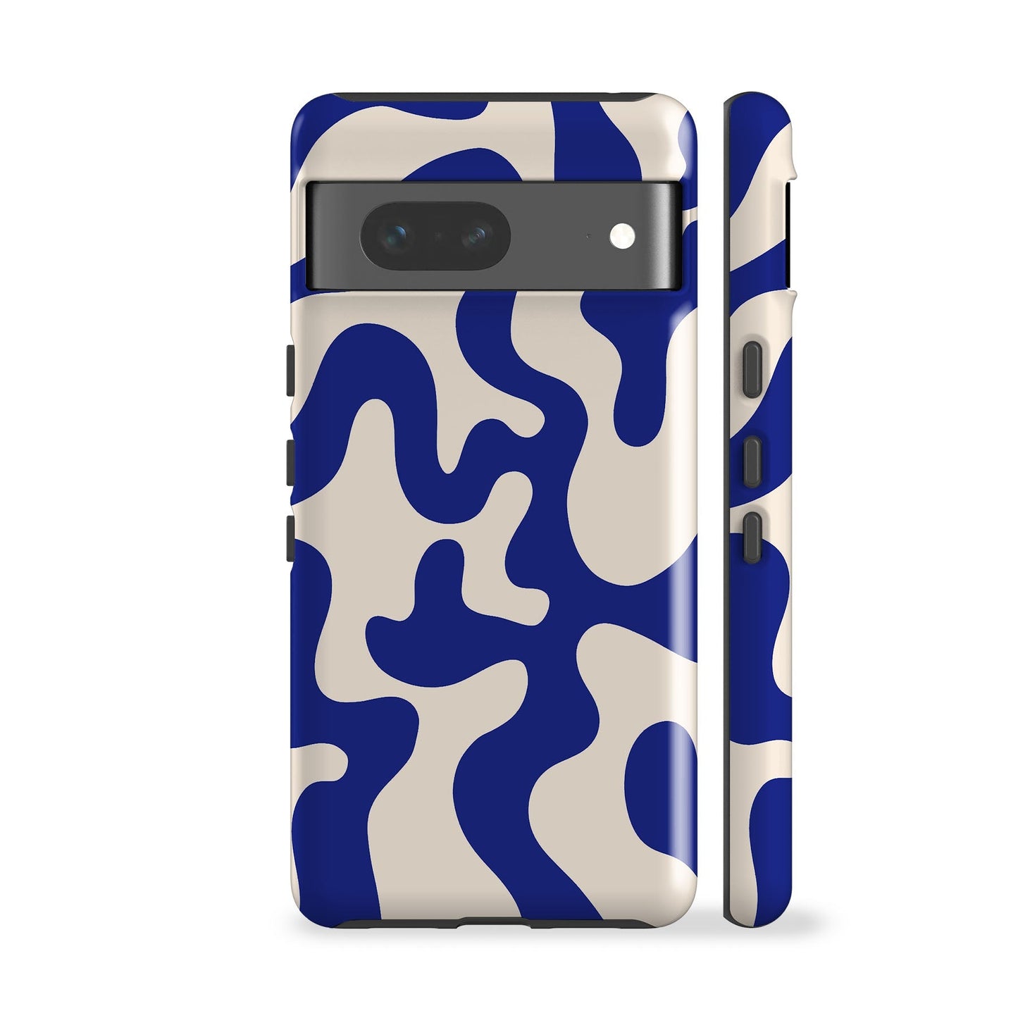 Aesthetic Blue Waves Phone Case