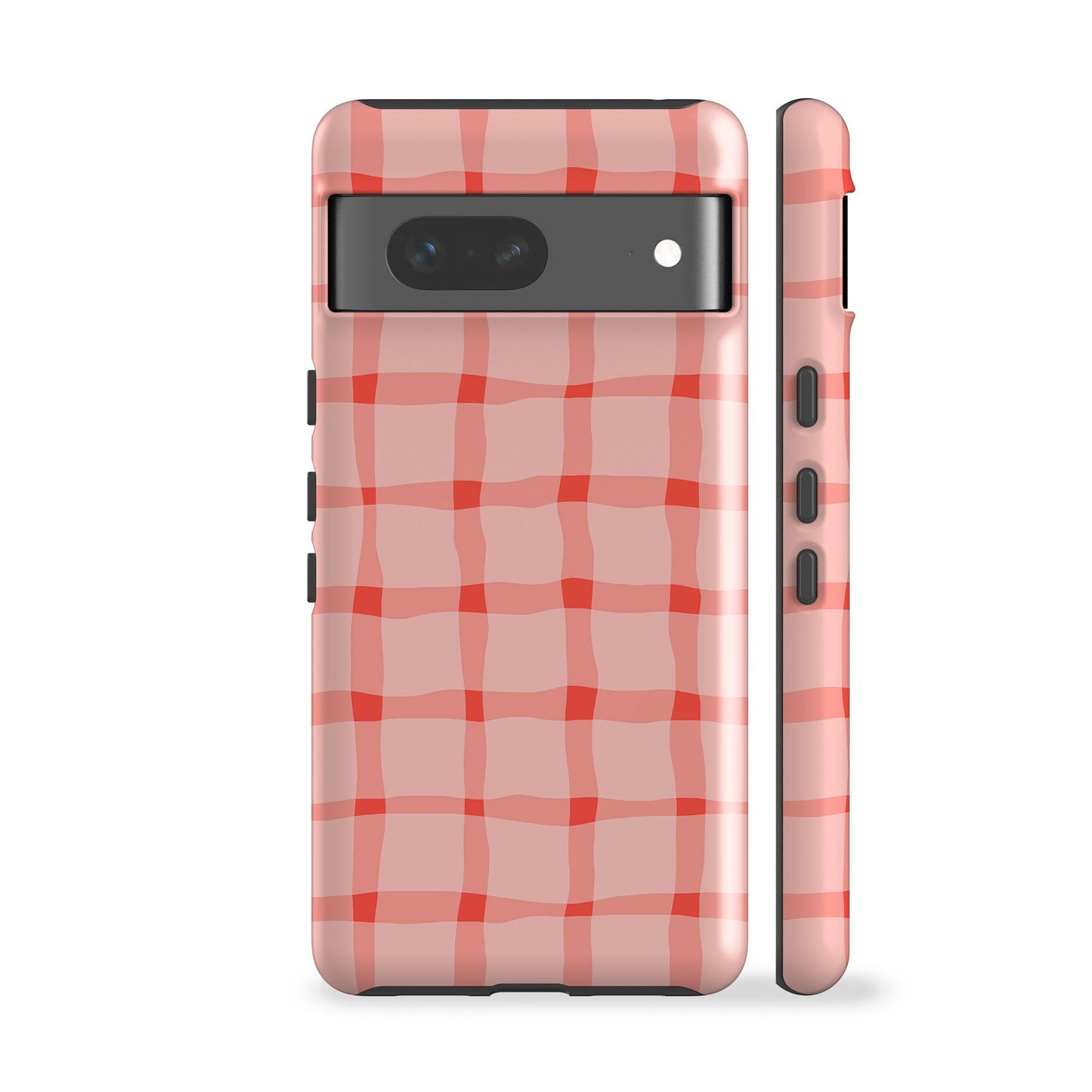 Pink Summer Check Phone Case