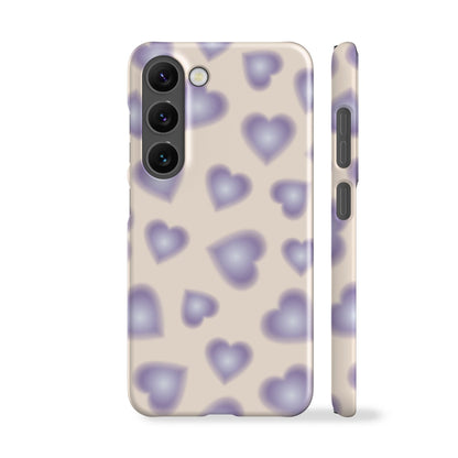 Gradient Lilac Hearts Phone Case