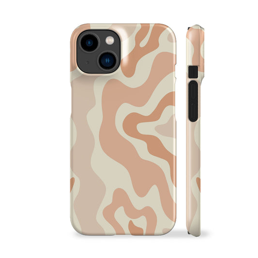 Abstract Wavy Peach Phone Case