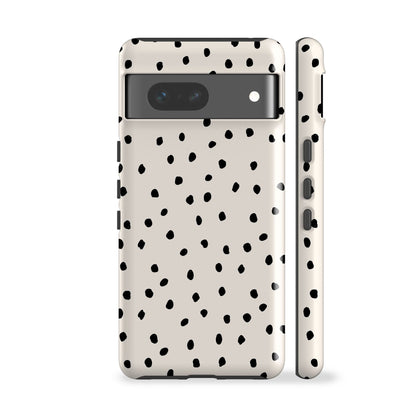 Mini Polka Dots Creme Phone Case