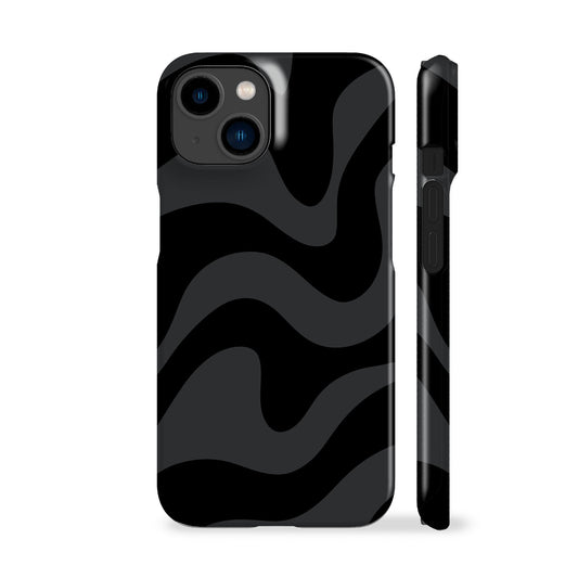 Wavy Grey Zebra Phone Case