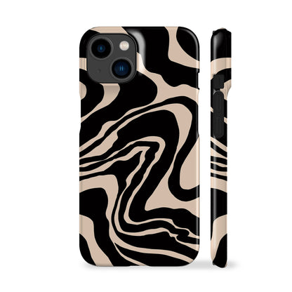 Liquid Marble Black Phone Case