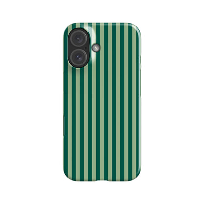 Resort Green Stripes Phone Case