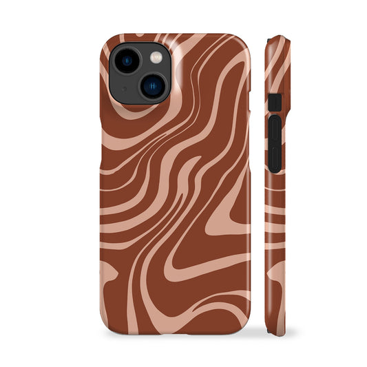 Caramel Wavy Phone Case