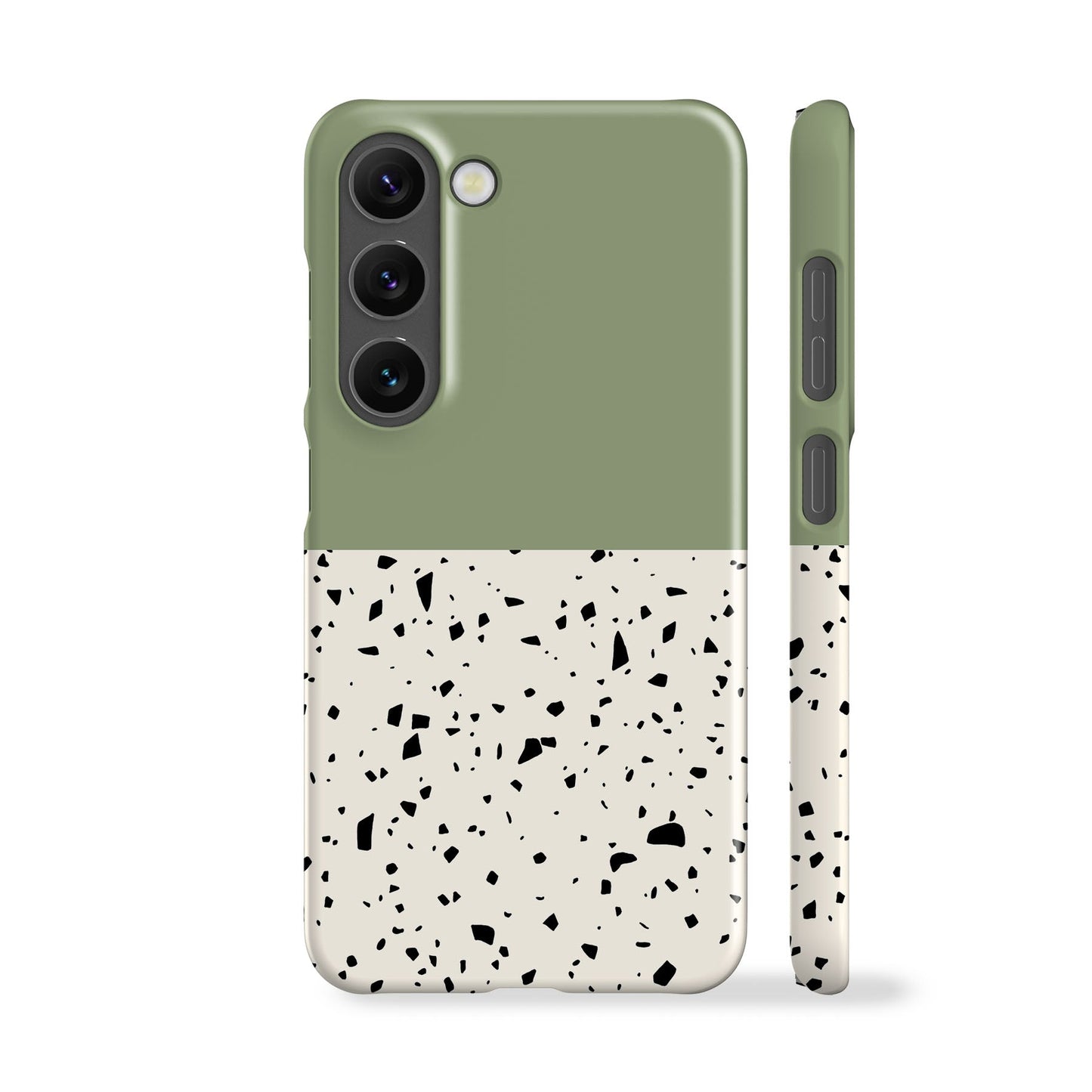 Geo Terrazzo Green Phone Case