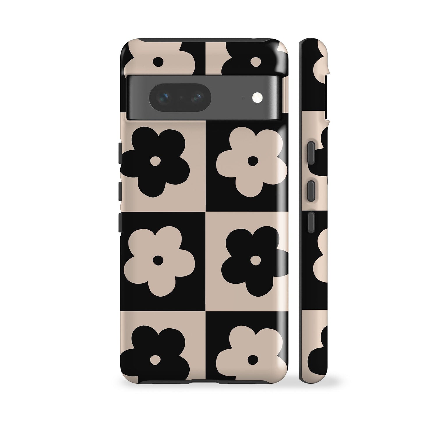 Flower Power Black Phone Case