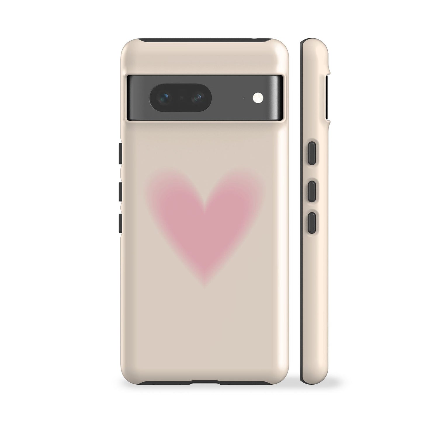 Pink Gradient Heart Phone Case