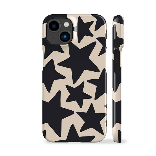 Wonky Stars Cream Phone Case