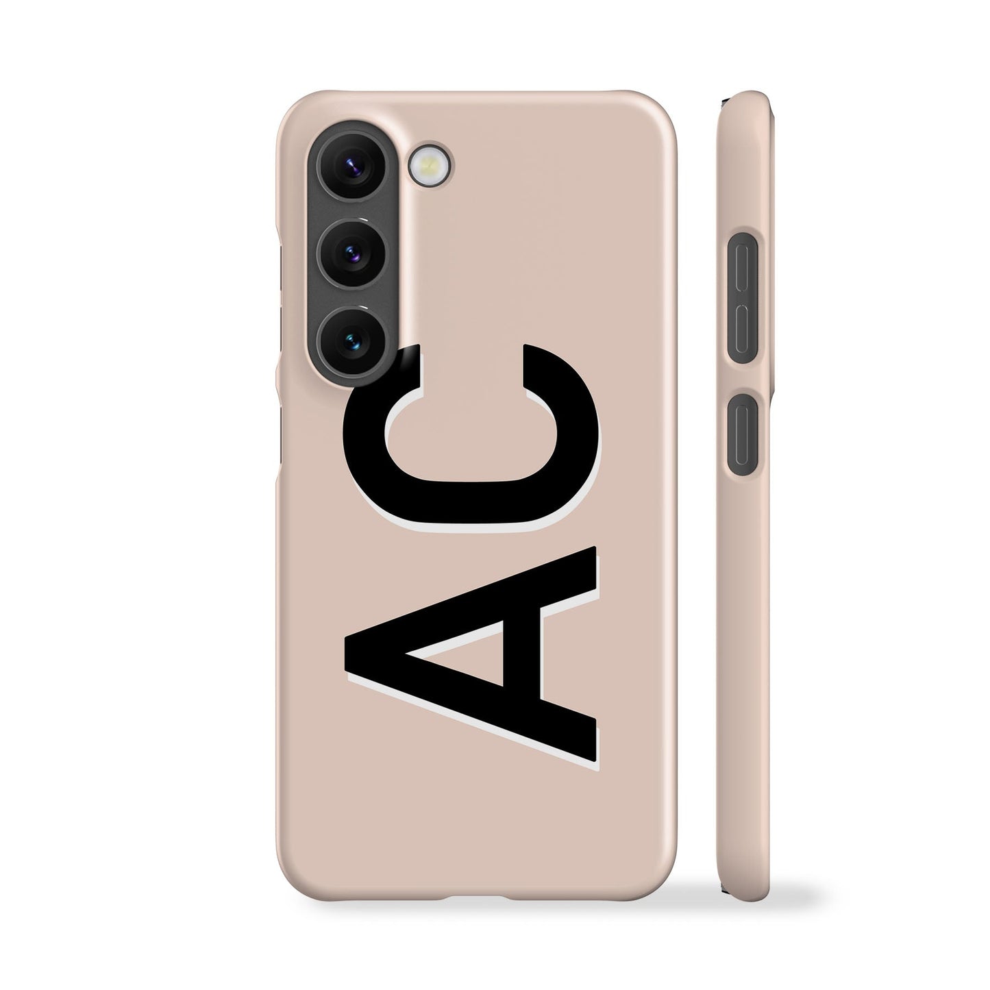 Personalised Beige Phone Case