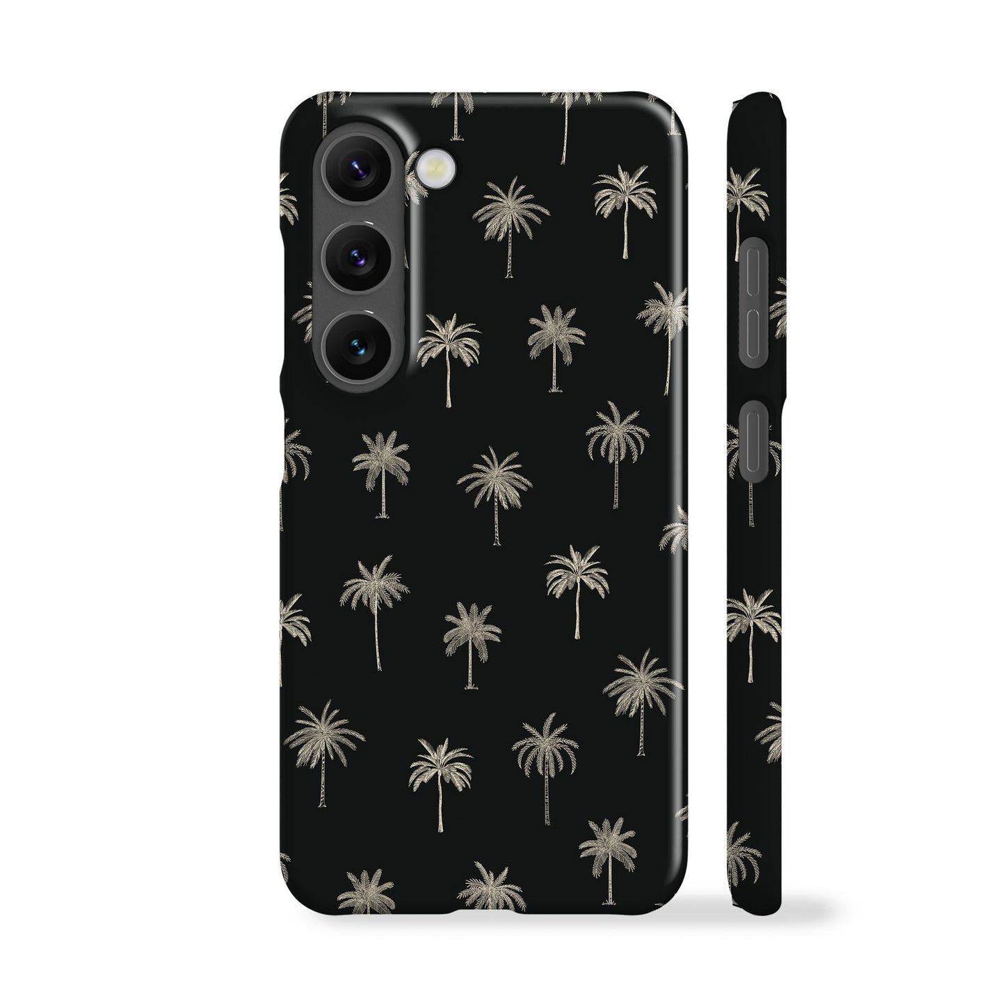 Palm Trees Black Phone Case