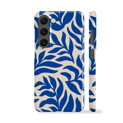 Blue Leaves Phone Case