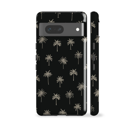 Palm Trees Black Phone Case