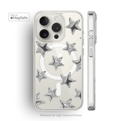 3D Stars MagSafe iPhone Case