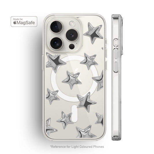 3D Stars MagSafe iPhone Case