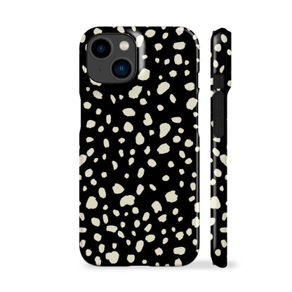 Dalmatian Spots Black Phone Case