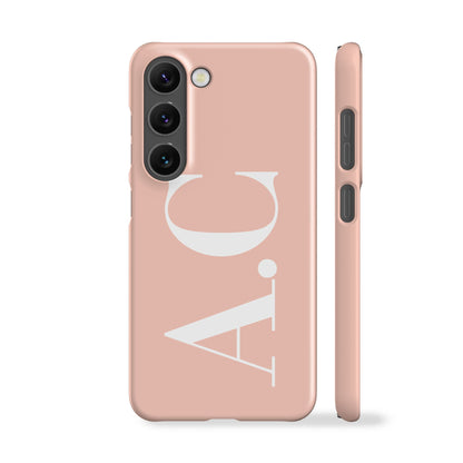 Custom Initials Blush Pink Phone Case