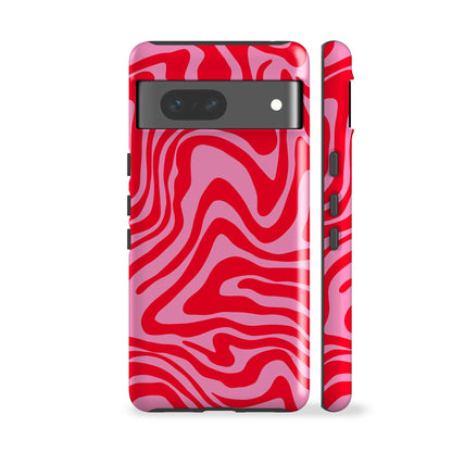 Groovy Red Pink Phone Case