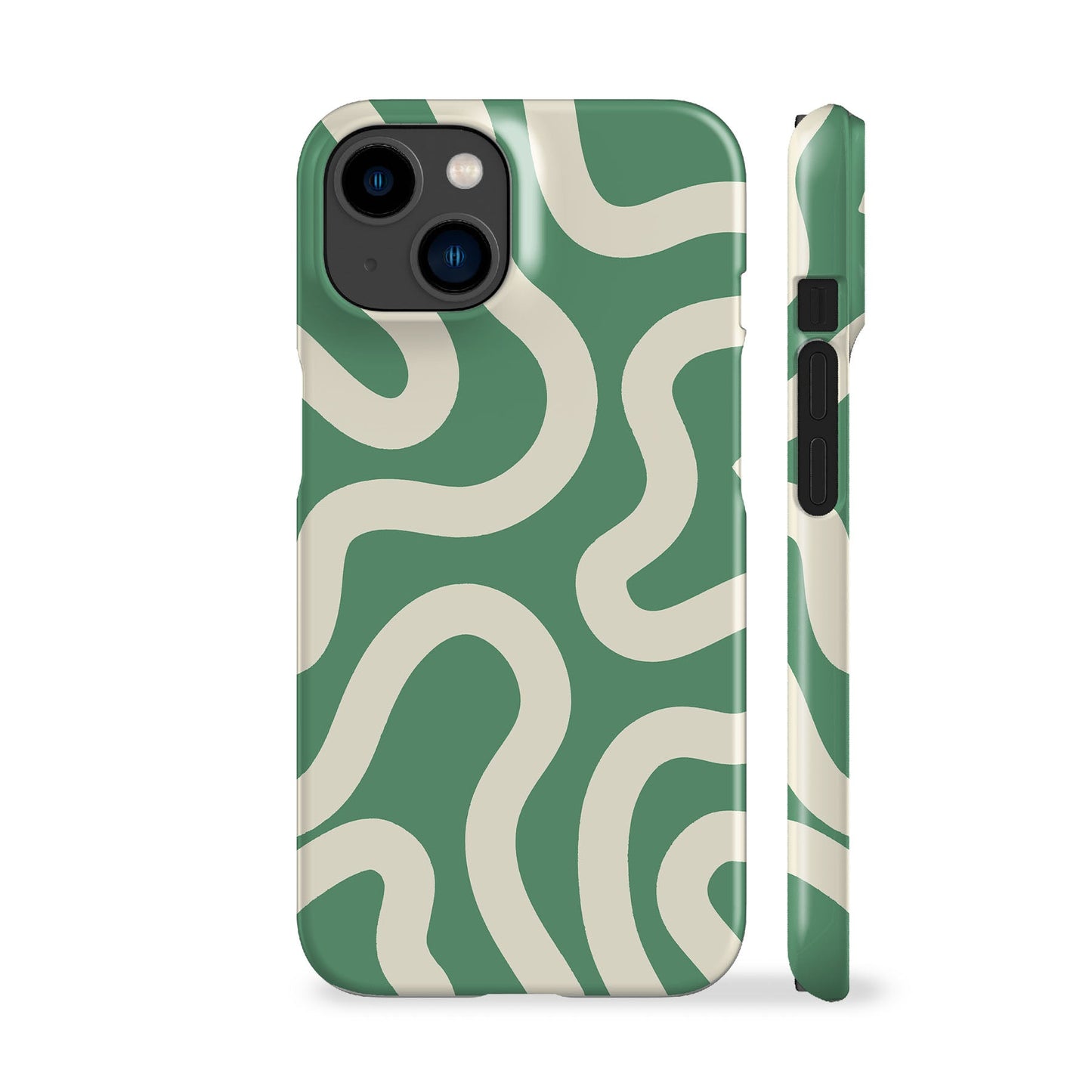 Line Art Green Phone Case