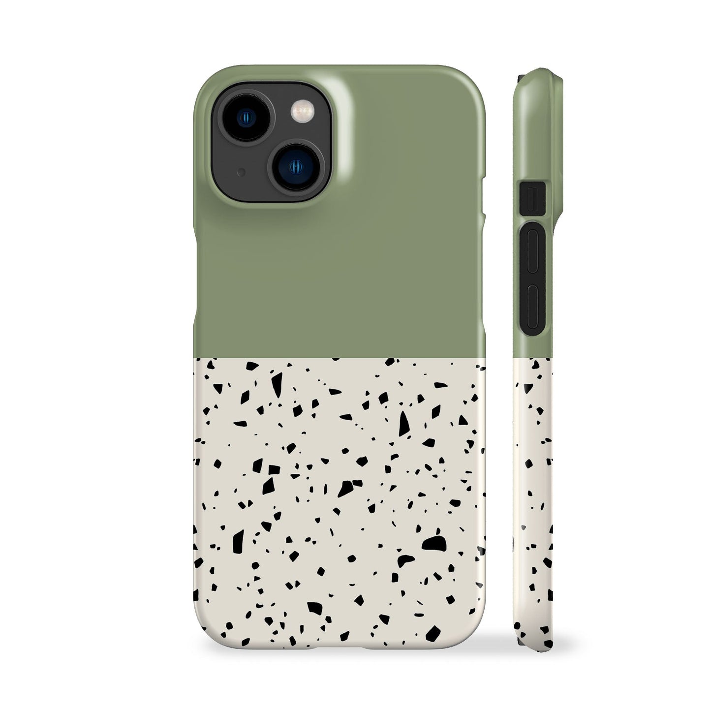 Geo Terrazzo Green Phone Case