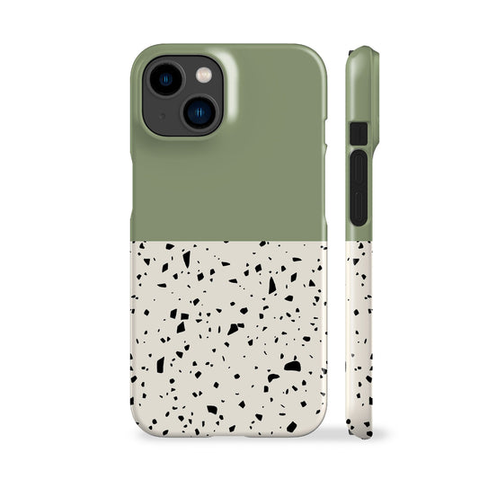 Geo Terrazzo Green Phone Case