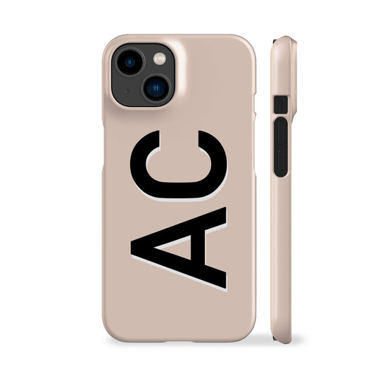 Personalised Beige Phone Case