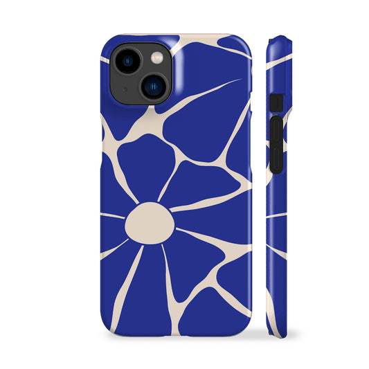 Disco Flowers Blue Phone Case