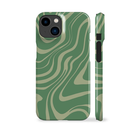 Matcha Swirl Pattern Phone Case