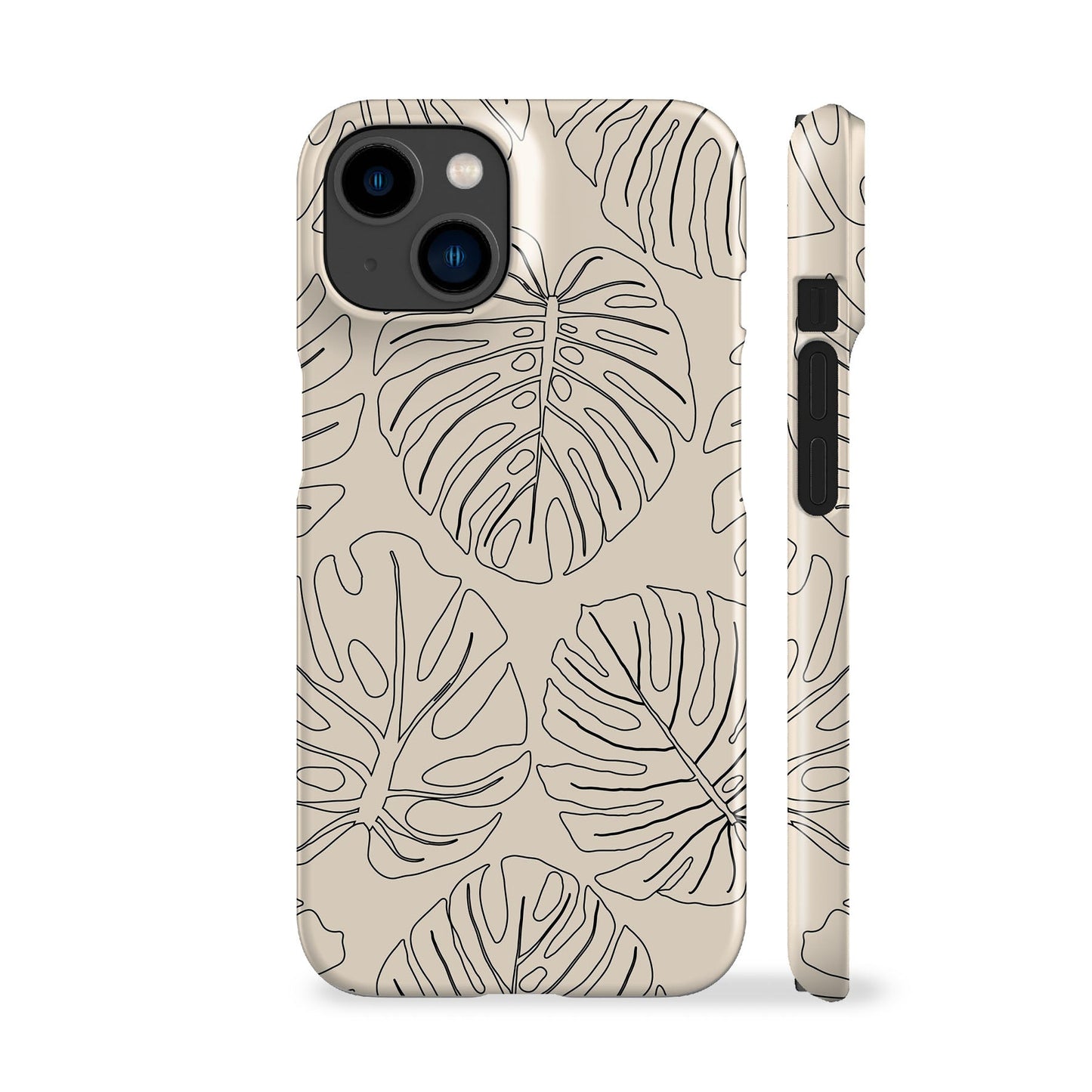 Monstera Line Art Phone Case