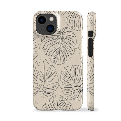 Monstera Line Art Phone Case