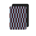 Tile Checkers Blue Maroon Kindle Case
