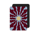 Wavy Sun Blue Maroon Kindle Case
