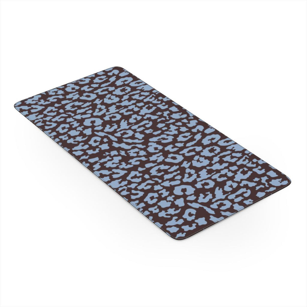 Blue Tiny Leo Desk Mat