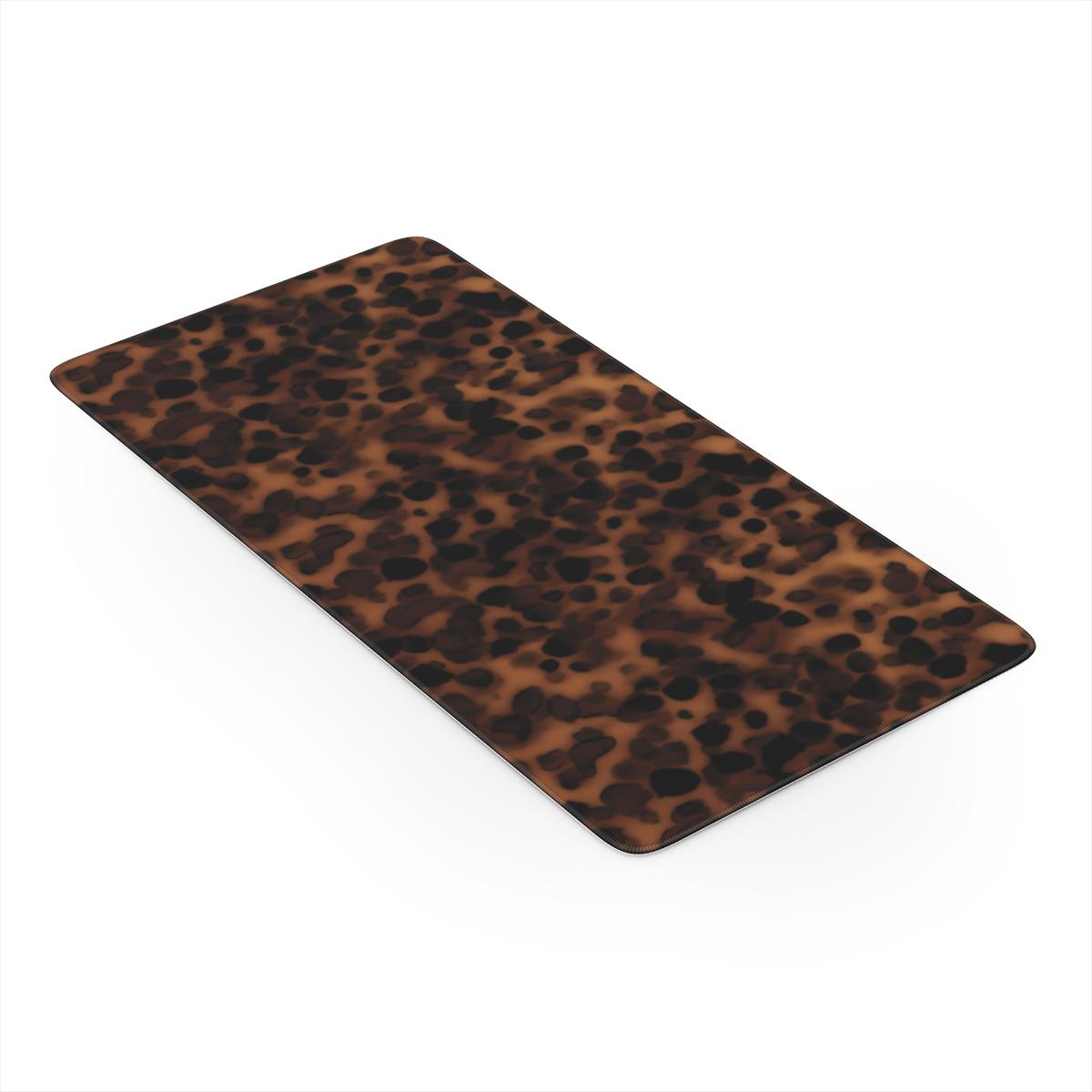 Dark Tortoise Shell Desk Mat