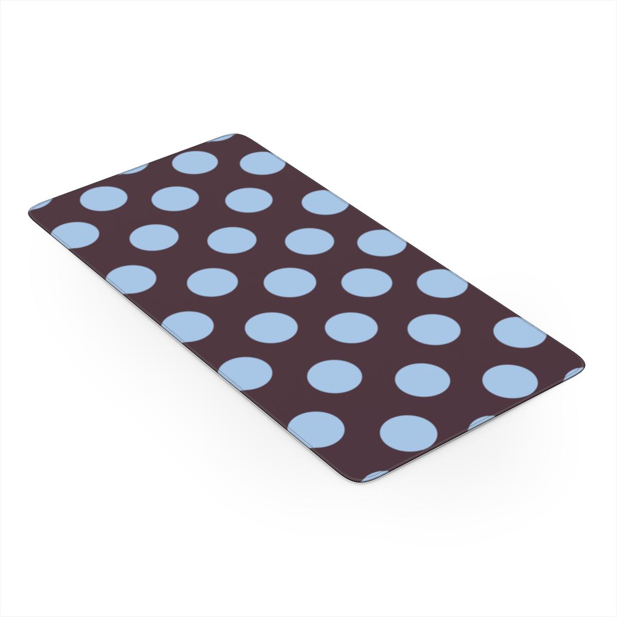 Feria Dots Dark Purple Desk Mat