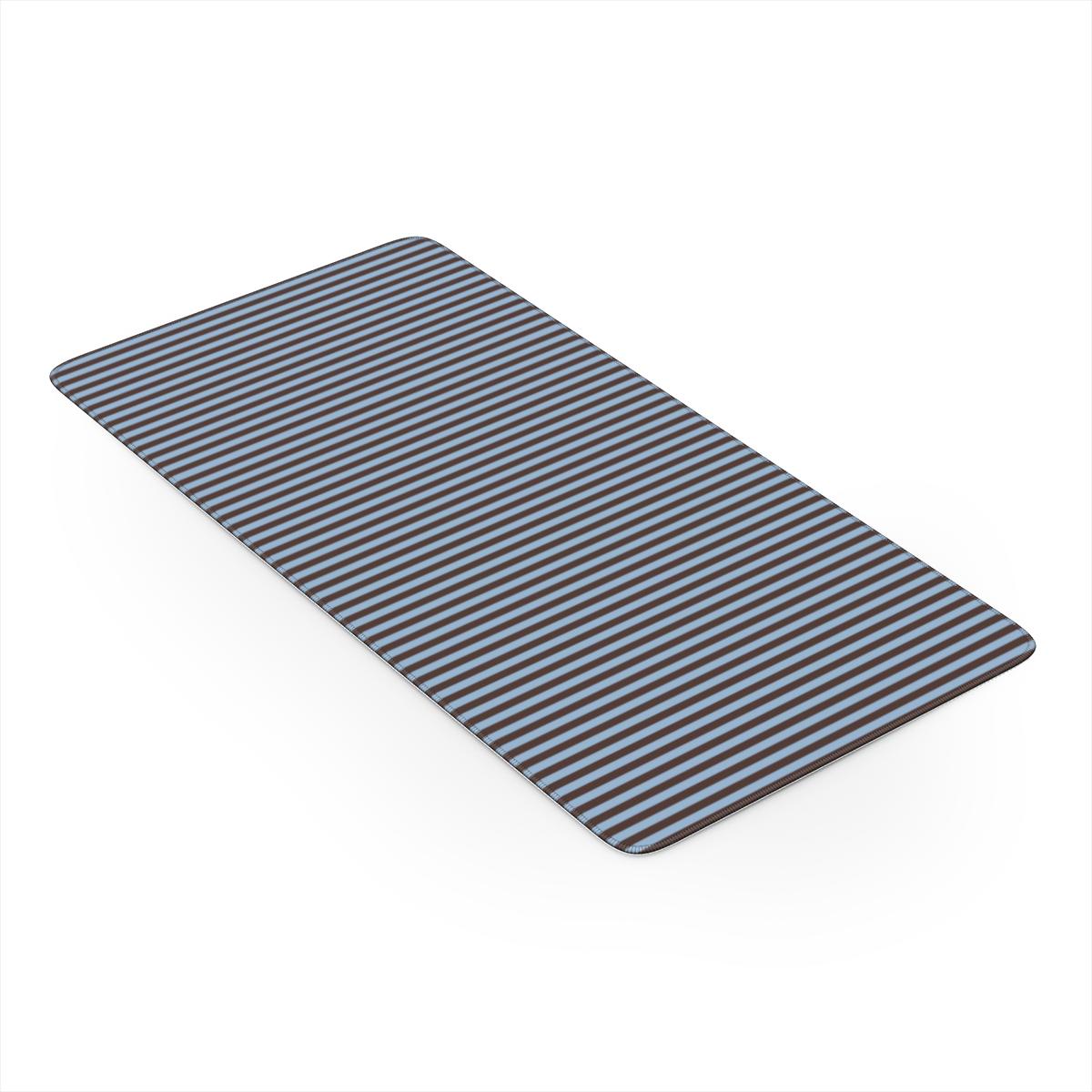 Midnight Stripes Desk Mat