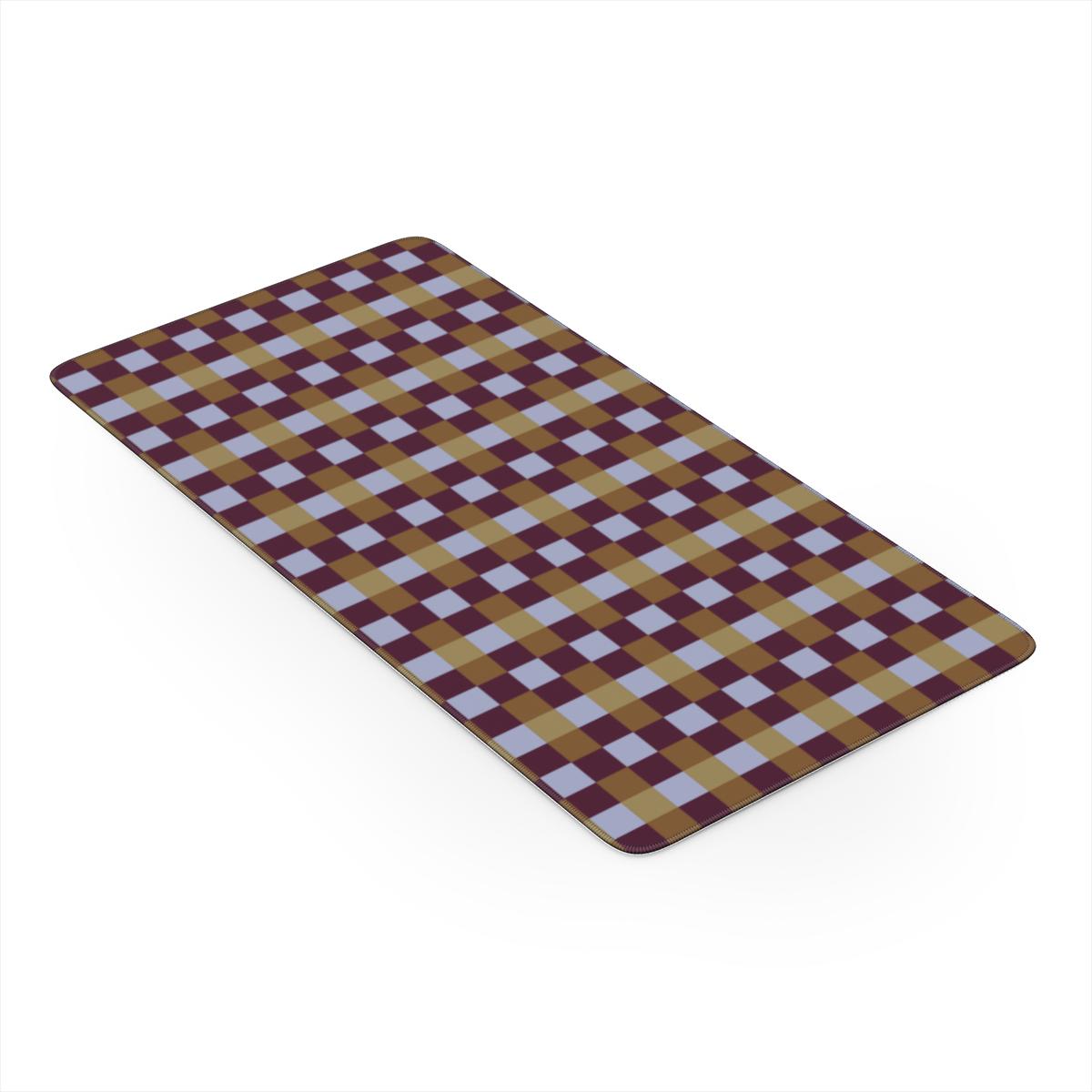 Retro Gingham Desk Mat
