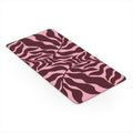 Abstract Maroon Leaf Desk Mat