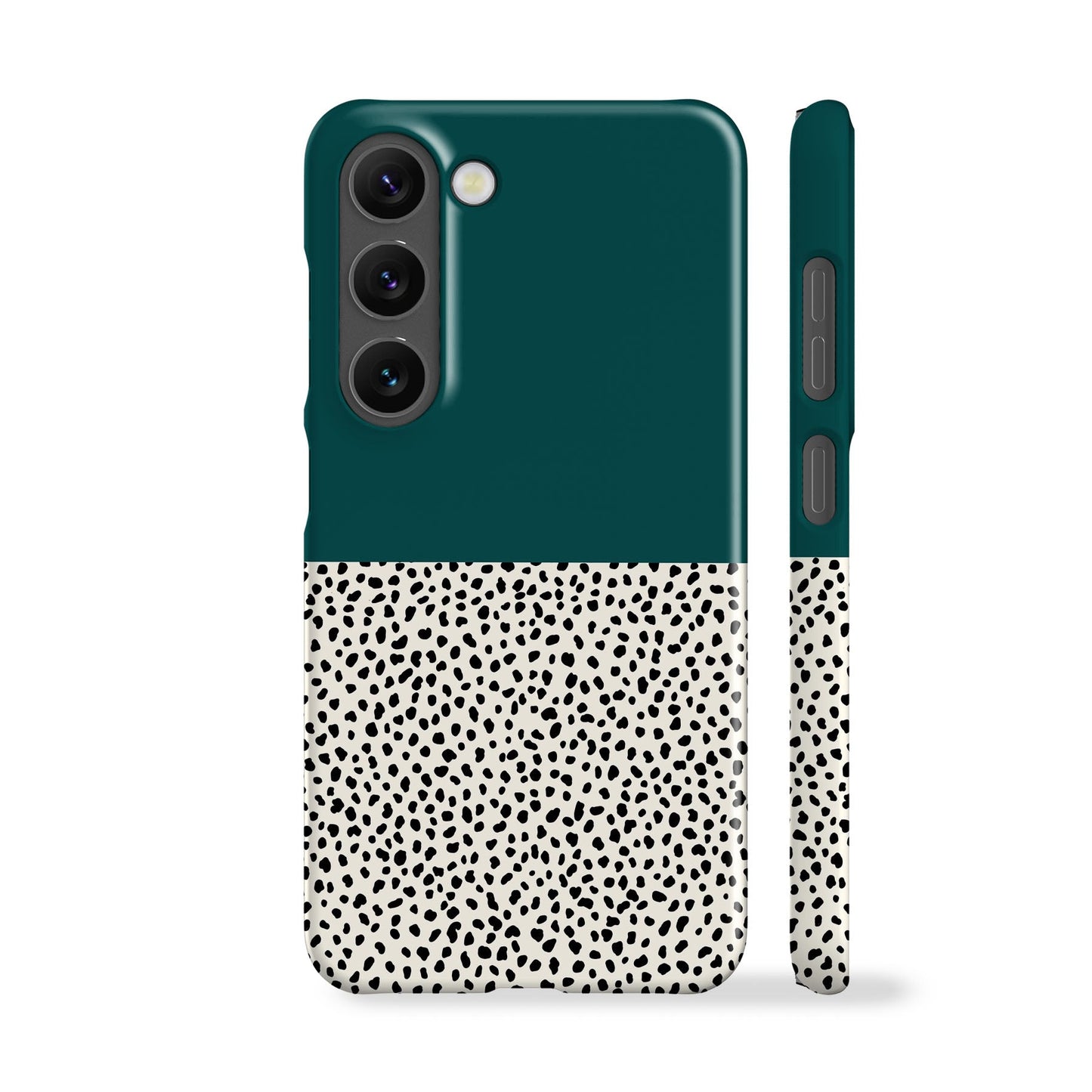 Geo Dalmatian Teal Phone Case