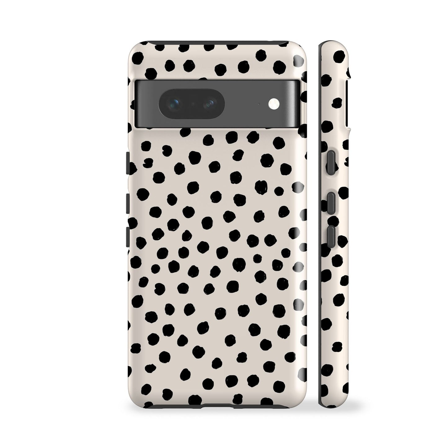 Painted Dots White Phone Case