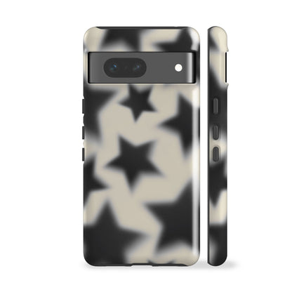 Blurry Black Stars Phone Case