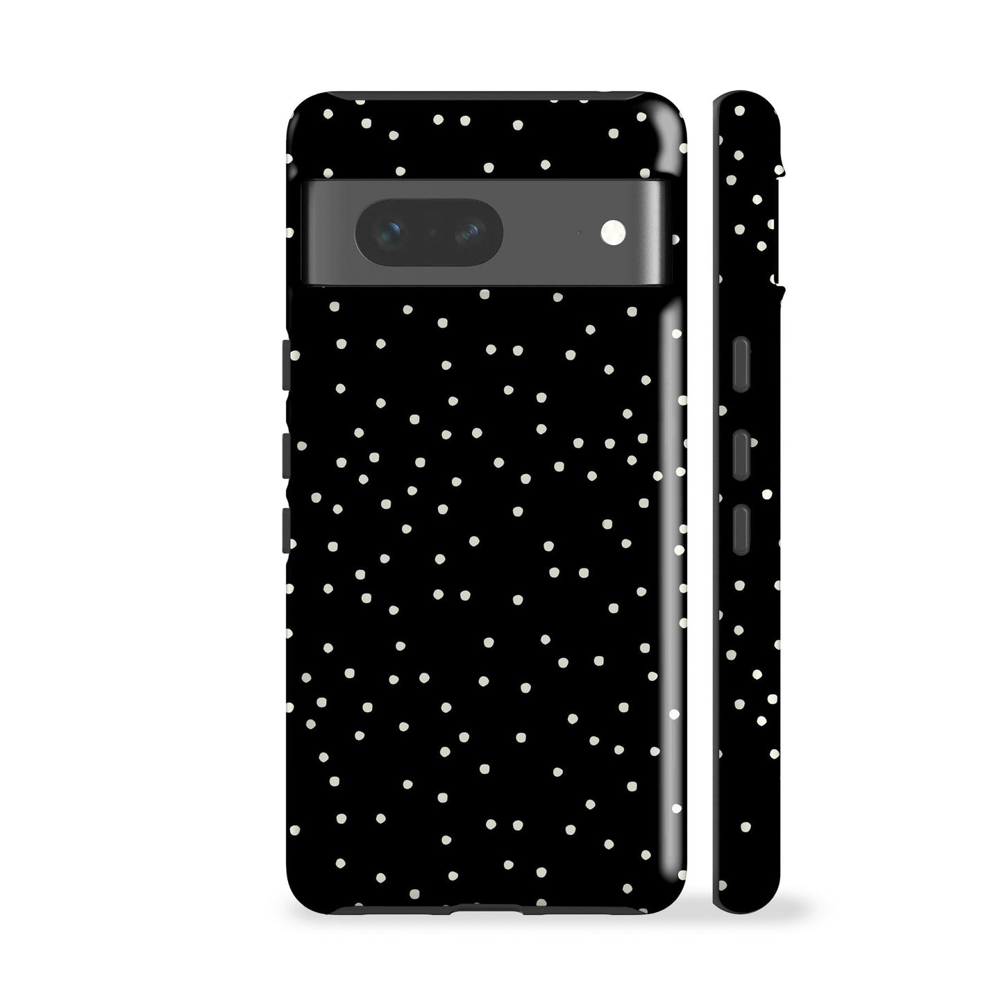 Minimal Spotty Black Phone Case