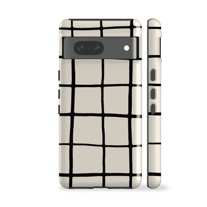 Grid Pattern Phone Case - Main Image