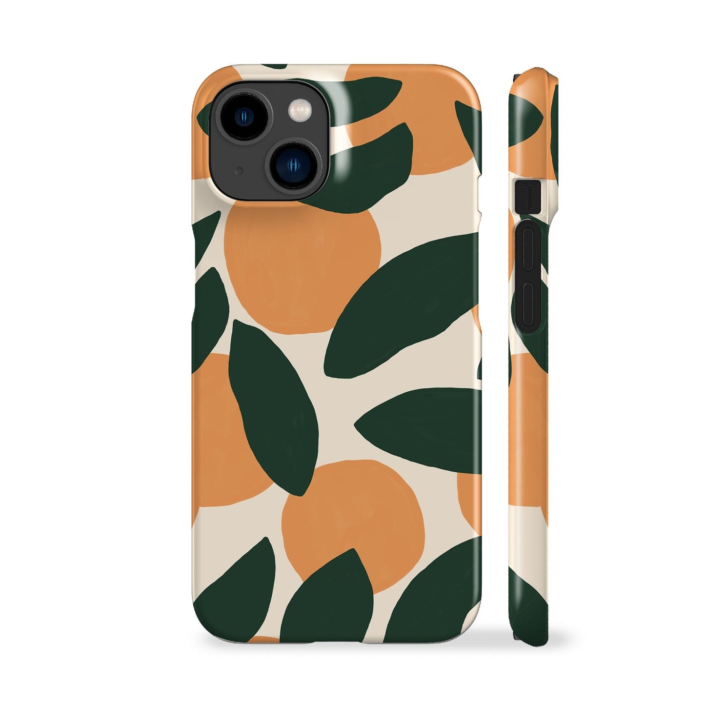 Orange Painted Art Phone Case