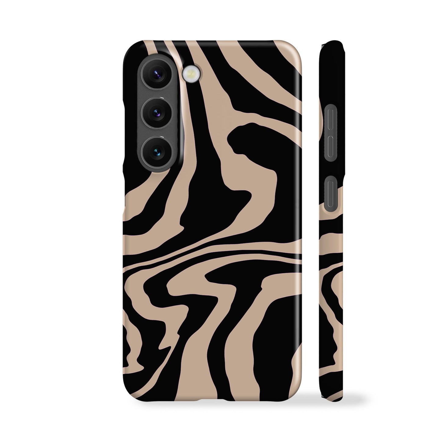 Simple Waves Black Phone Case