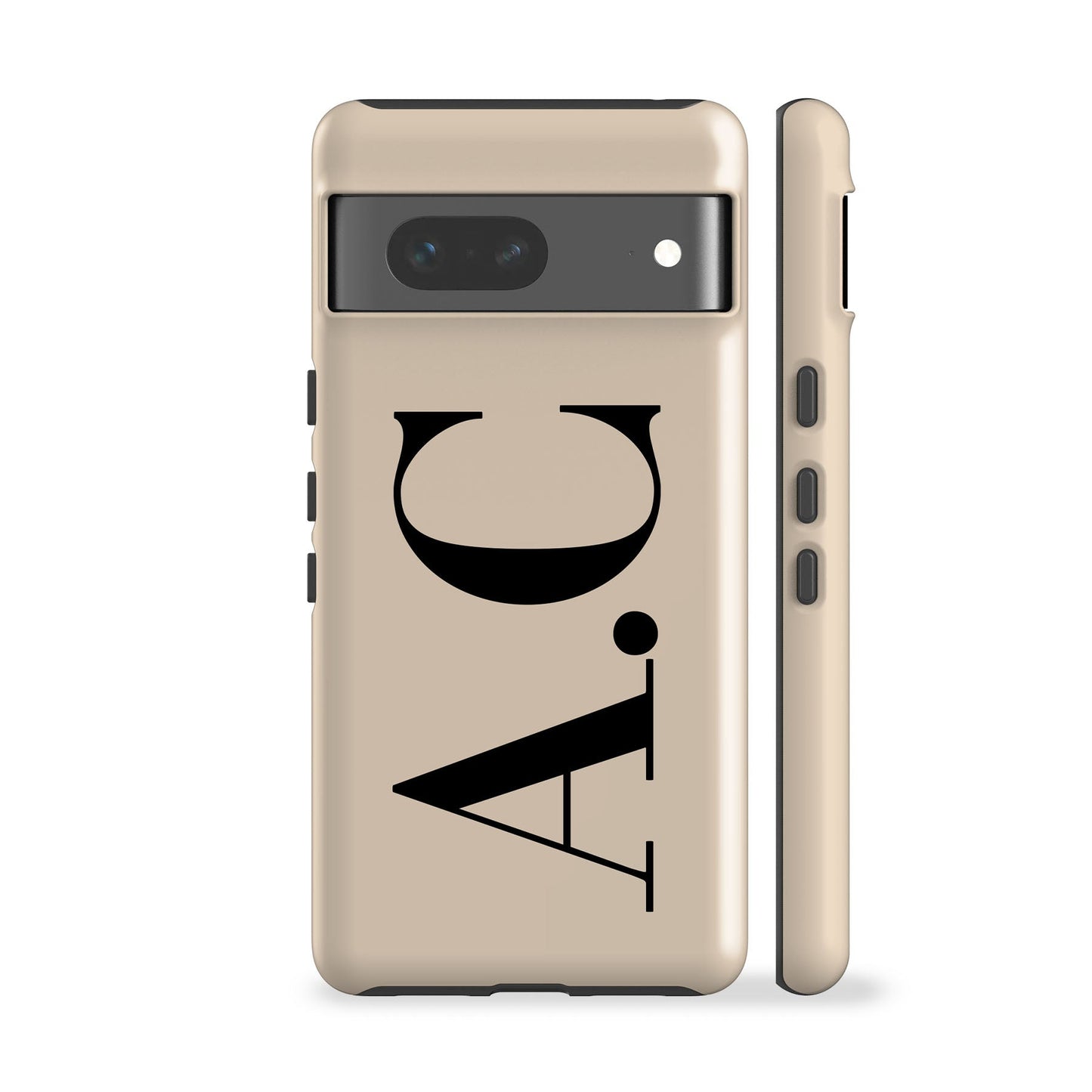 Custom Initials Ivory Phone Case