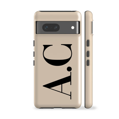 Custom Initials Ivory Phone Case