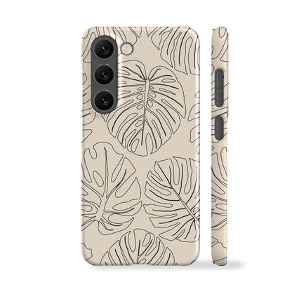 Monstera Line Art Phone Case