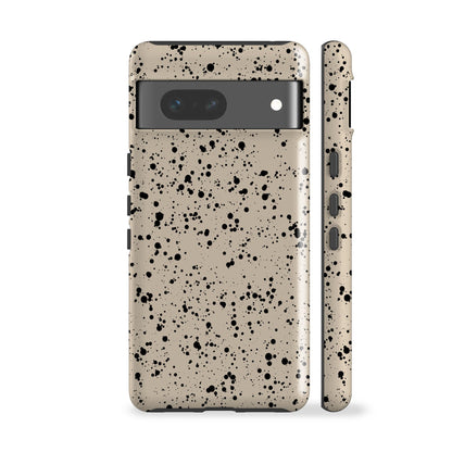 Minimal Speckled Beige Phone Case