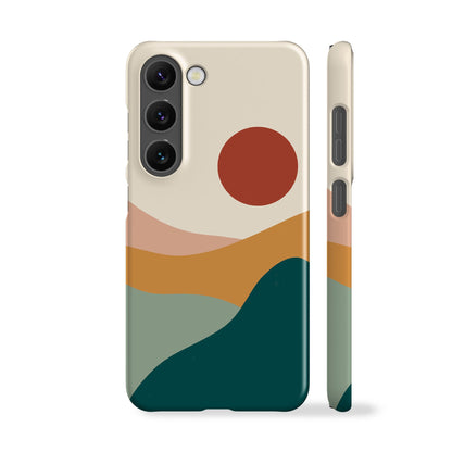 Fall Landscape Teal Phone Case